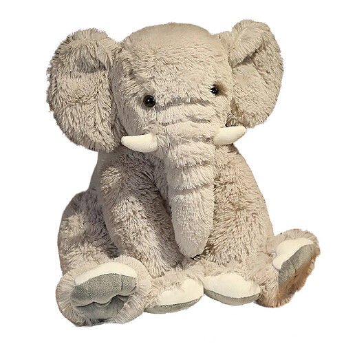 Universal Peluche éléphant de 45 cm Bébé Soft Sleeping Peluche Compagnon de jeu pour bébé Cadeau d'oreiller moelleux | Peluche (gris)