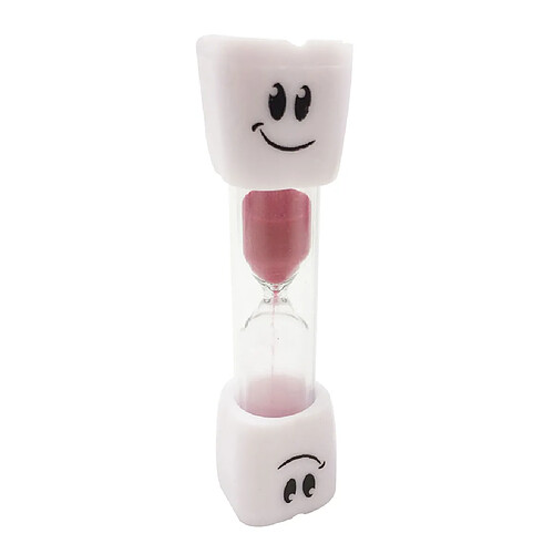 brosse à dents minuterie sablier enfants sourire sable oeuf horloge minuterie 3 min rouge