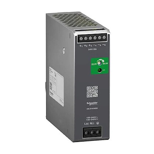 alimentation à découpage - modicon abl - 100 à 240v ac vers 24v dc - 5a - schneider electric abls1a24050