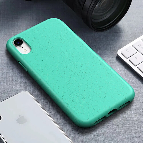 Wewoo Coque Souple Matériel de paille antichoc Starry Series + Étui de protection en TPU pour iPhone XR Vert