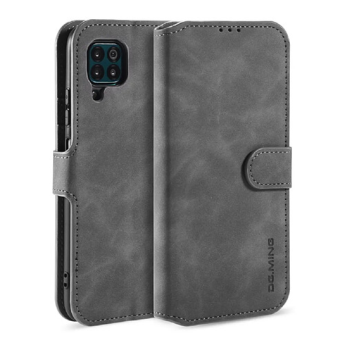 Etui en PU style rétro avec support gris pour votre Huawei P40 Lite/Nova 7i/Nova 6 SE