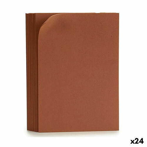 Pincello Feuille de Mousse Marron - 30 x 20 cm - 24 unités