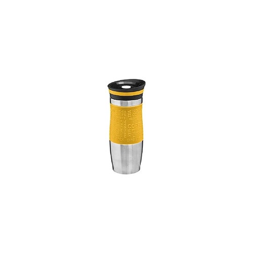 Ac-Deco Mug isotherme - 8,2 x 19,7 cm - Inox - Jaune