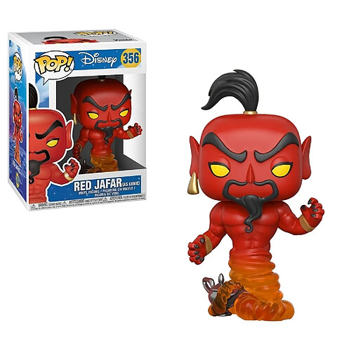 Cherriz Funko POP Disney Aladdin Jafar rouge en mode génie