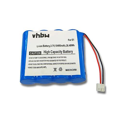 vhbw Batterie remplacement pour Pure E1 pour radio (10400mAh, 3,7V, Li-ion)