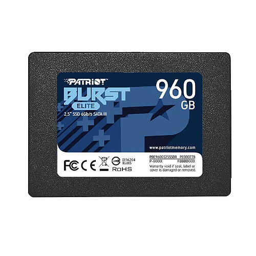 Disque dur Patriot Memory Burst Elite 960 GB SSD