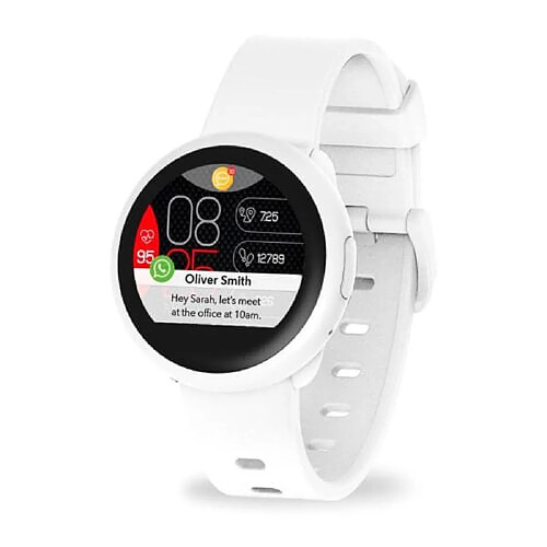 MyKronoz ZeRound 3 Lite Montre Connectée 1.2" Bluetooth Accéléromètre Blanc