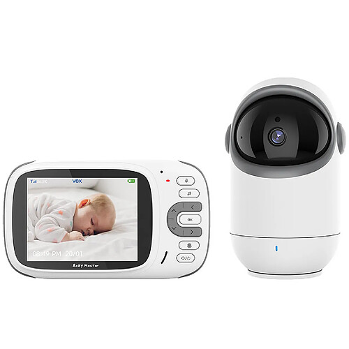 Vb802 Bébé Moniteur 3.2 Pouces Bébé Moniteur Bébé Moniteur Avec Vision Nocturne Voix Interphone