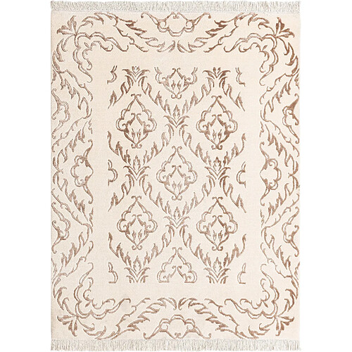 Vidal Tapis de laine 203x155 beige Darya