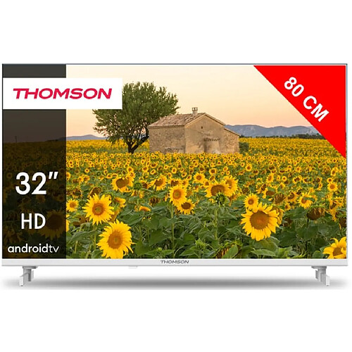 Thomson TV LED 80 cm 32HA2S13W Android HD blanc