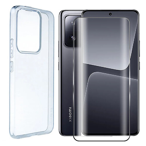 Coque souple transparente + verre trempé incurvé pour Xiaomi 13 Pro 5G 6.73" - Visiodirect -