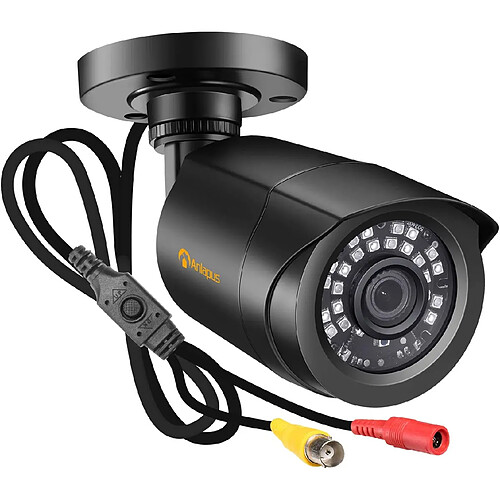 1080P Caméra de Surveillance Extérieure IP66 Vision Nocturne de 20 Mètres Objectif de 3.6mm 4-en-1 Caméra pour Kit Vidéo Surveillance de Mode TVI/CVI/AHD/960H