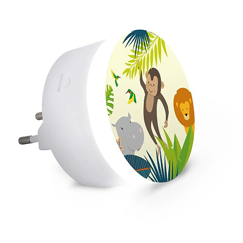 Metronic Veilleuse Jungle avec fonction chargeur 2 USB