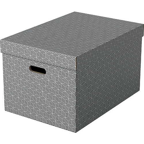 Esselte Boîte de rangement Home L, set de 3, gris ()