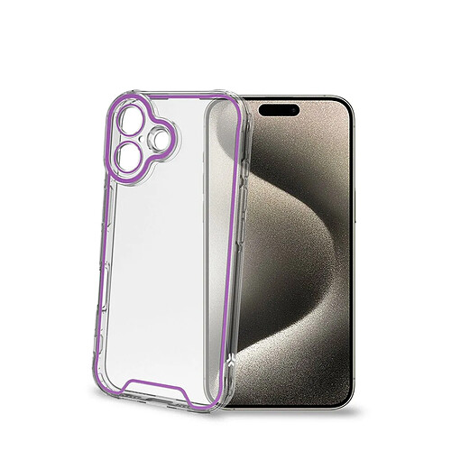 Protection pour téléphone portable Celly IPHONE 16 Transparent