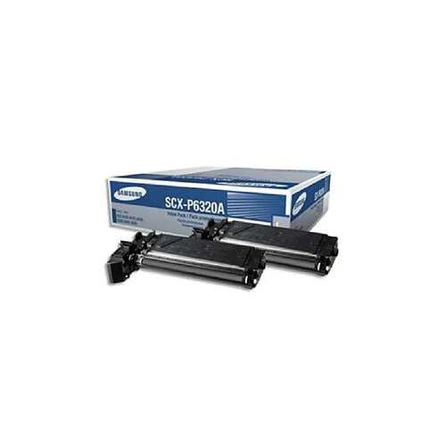 Samsung Pack de 2 Toner Laser Noir '' SCX-P6320A/ELS '' pour SCX-/6120/6122/6220/6320/6322/6520 - 16 000 pages