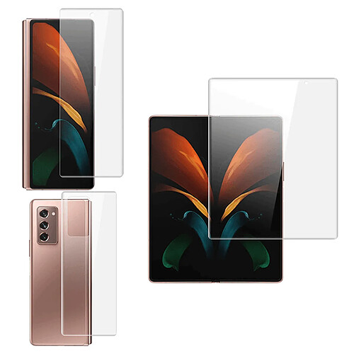 PHONECARE Kit Film Hydrogel Full Coque Avant + Avant Large + Arrière pour Samsung Galaxy Z Fold2 5G