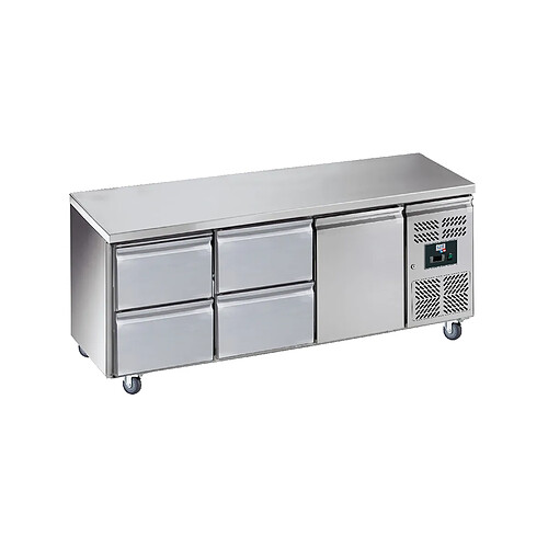 DESSERTE REFRIGEREE INOX CENTRALE -2/+8°C R600A-L2G