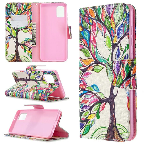 Etui en PU impression de motifs arbre de vie pour votre Samsung Galaxy A31