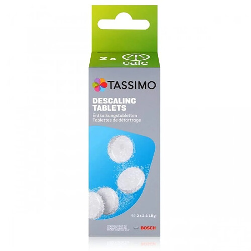 Bosch Détartrant tassimo tcz6004 (2 packs de 2 tablettes) pour machine a café