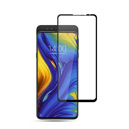 Wewoo Film de verre trempé de plein écran incurvé par colle complète mocolo 0.33mm 9H 3D pour Xiaomi Mi Mix 3