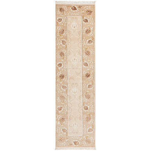 Vidal Tapis de couloir en laine 295x79 brun Darya