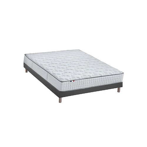 Idliterie Ensemble Matelas Ressorts COSMOS + Sommier - Made in France