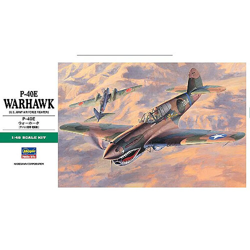 Hasegawa Maquette Avion P-40e Warhawk