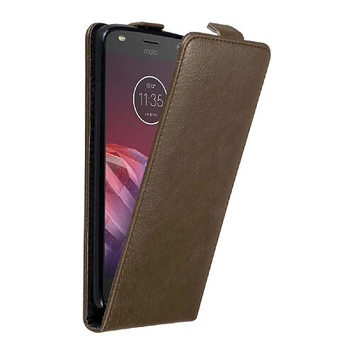 Cadorabo Coque Motorola MOTO Z2 Etui en Marron