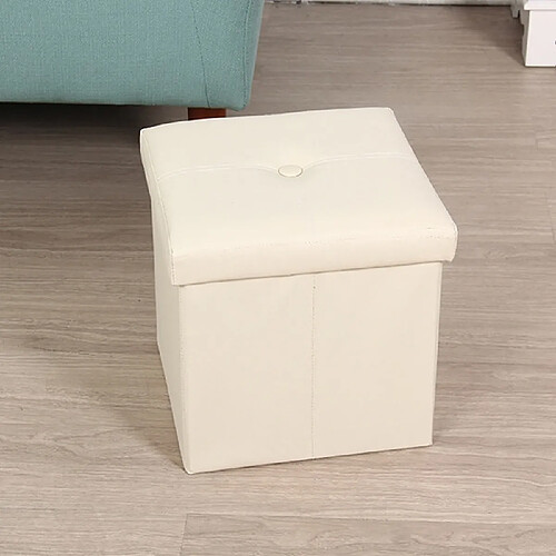 Wewoo Tabouret de rangement pour dortoir Creative Box blanc