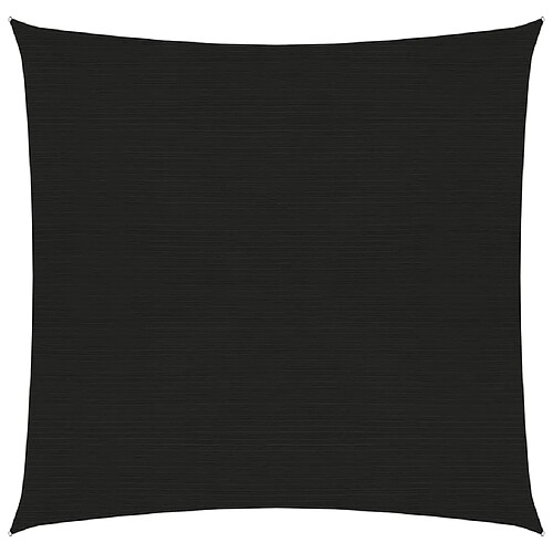 ComfortXL Voile D'ombrage 160 G/m² Noir 5x5 M Pehd