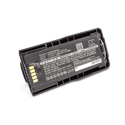 vhbw Li-Ion batterie 2900mAh (3.7V) pour radio talkie-walkie Motorola Tetra MTP3100, MTP3200, MTP3250, MTP3500, MTP3550, MTP600, MTP6550, MTP6750