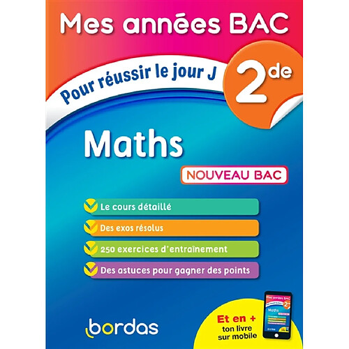 Maths 2de : nouveau bac · Occasion