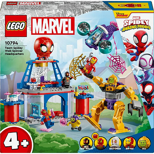 10794 LEGO® Le QG des lanceurs de toile de l?équipe Spidey