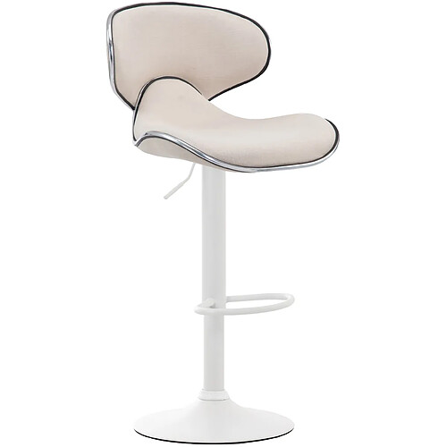 Non Tabouret de bar Las Vegas V2 tissu blanc