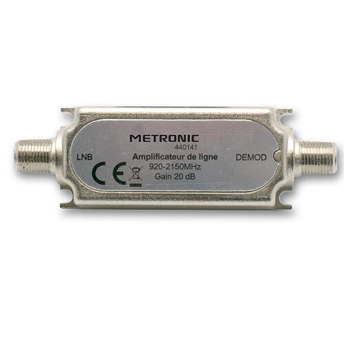 Metronic Amplificateur de ligne satellite 20 dB