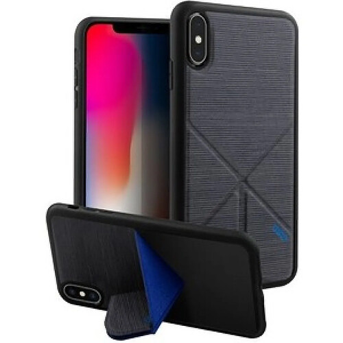 Uniq transforma coque stand noir support magnetique iphone xs max