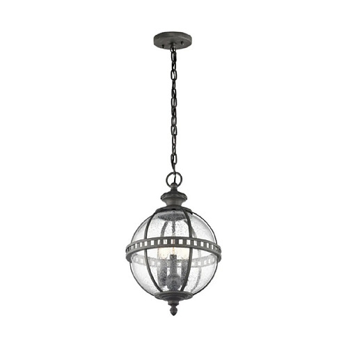 Elstead Lighting Suspension extérieur Halleron Métal Gris