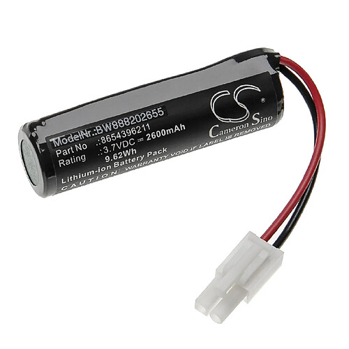 vhbw Batterie remplacement pour Vileda 8654396211 pour aspirateur, robot électroménager (2600mAh, 3,7V, Li-ion)