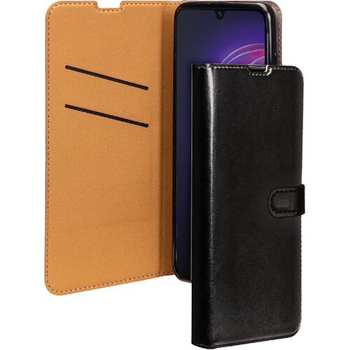 Bigben Etui Folio Wallet noir avec languette de fermeture pour Vivo V21 4G/5G