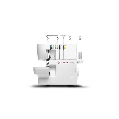 Singer S0105 Surjeteuse 105 watts 1300 rpm 6 points 4 fuseaux