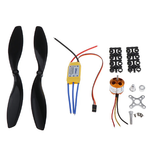 1 Set A2212 Moteur Brushless 1000KV 30A ESC Pièces D'avion RC