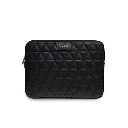 Guess Maroquinerie Guess Housse pour Ordinateur Portable 13 Pouces Quilted avec Poche Arrière Zippée Noir