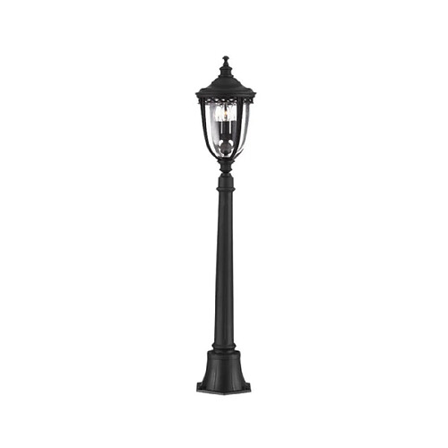 Elstead Lighting Lampe sur pied extérieur English Acier,Verre pressé Noir