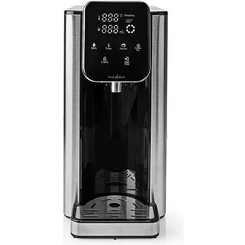 NEDIS Théière électrique Tea Time - Système de chauffe rapide - Capacité - 2,7L avec affichage température numérique- distributeur d’eau