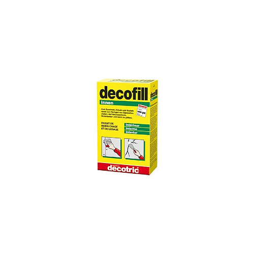 Decofill Enduit de rebouchage et de lissage 1 kg, intérieur decotric