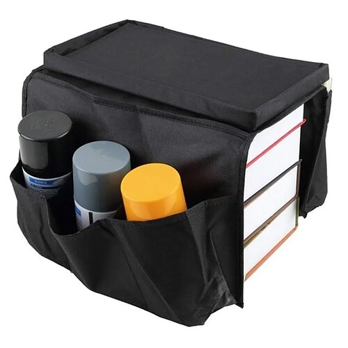 Totalcadeau Organisateur pour canapé avec plateau et pochettes