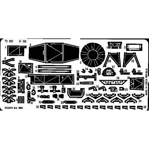 Fi-156 Storch - 1:72e - Eduard Accessories