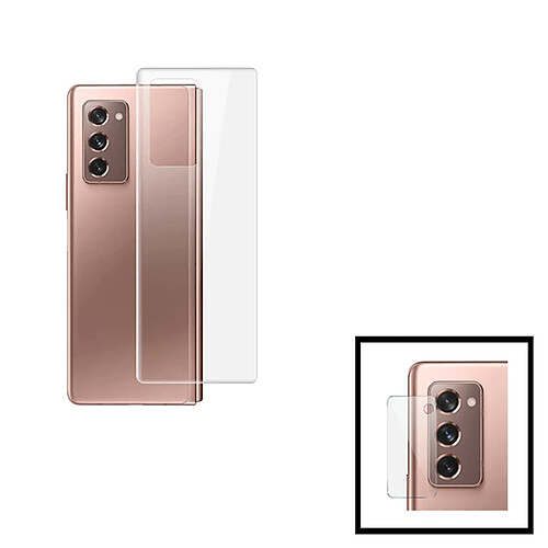 PHONECARE Couverture arrière Complète + Kit de Film hydrogel pour Caméra Arrière pour Samsung Galaxy Z Fold3 5G