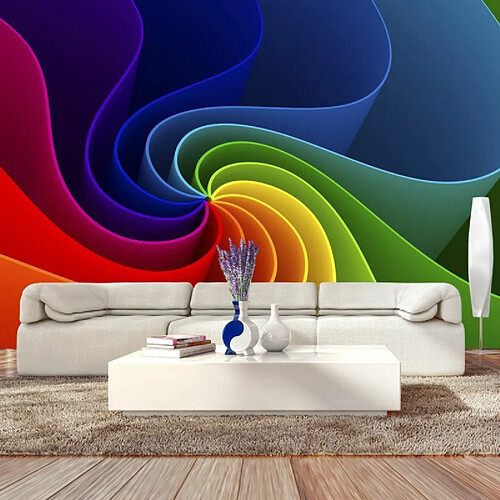 Paris Prix Papier Peint Colorful Pinwheel 175 x 250 cm